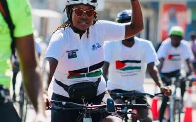 #FreePalestine Solidarity and Awareness Bicycle Ride in Mombasa, Kenya